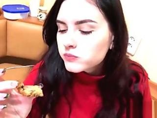 Alyssa Quinn Loves Indian CumCake and Eats Up all Cum with Happiness